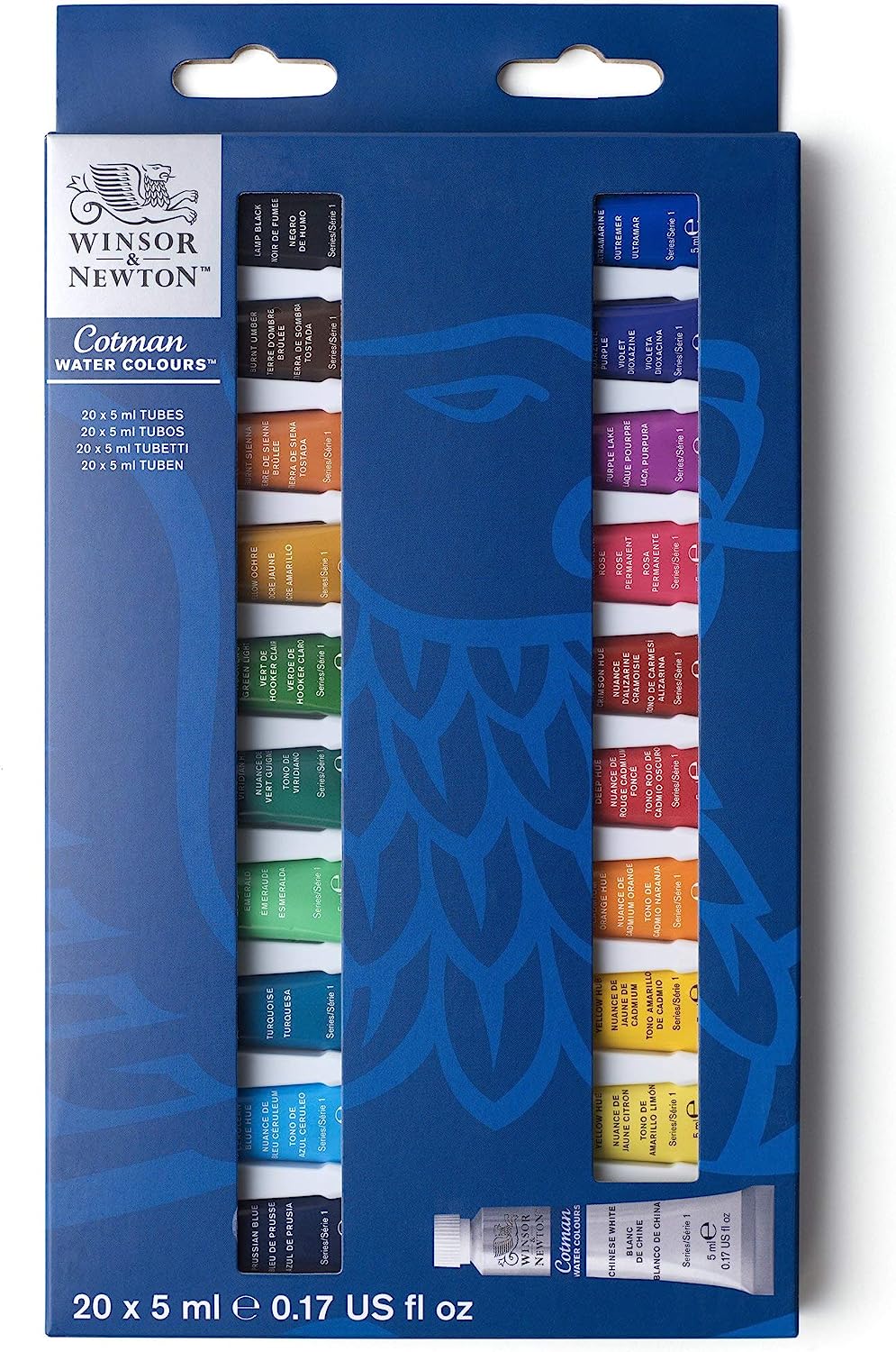 Winsor & Newton Cotman Watercolor Paint Set, 12 Count (Pack of 1), 20 Colors - Image 5
